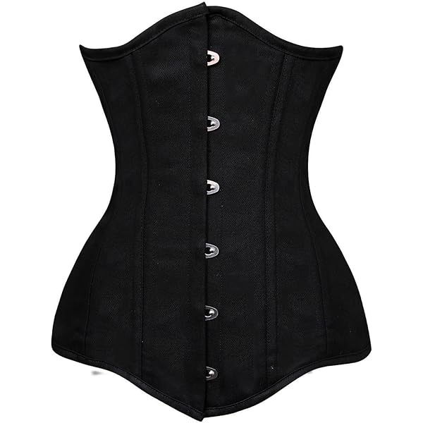 【bonbom】corset tops /black MISS MOLY Women's Lace Up Boned Plus Size Overbust Corset