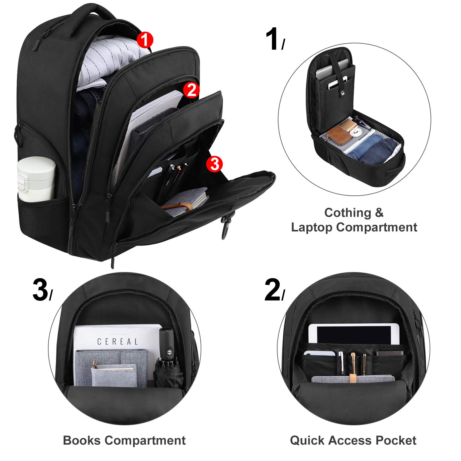 Mua AMBOR Rolling Backpack, Waterproof 18 Inch Wheeled Backpack, Carry ...