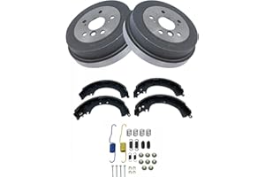 1A AUTO Rear Brake Drum & Shoe LH RH with Hardware Kit Set for Toyota Camry Solara