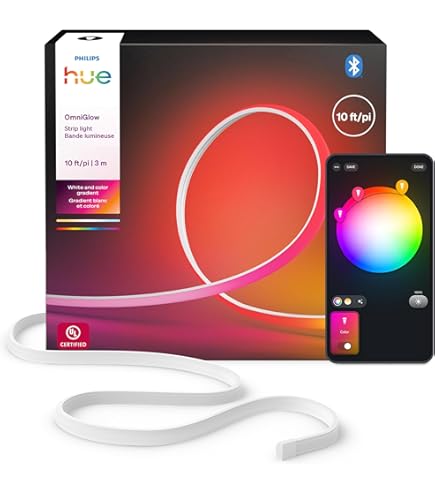 Amazon.com: Philips Hue Gradient LED LightStrip (Sync with TV