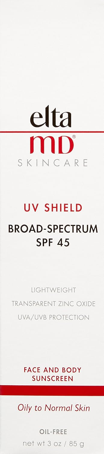 EltaMD UV Shield Full-Body Sunscreen Lotion Broad-Spectrum SPF 45, Non-Greasy, Dermatologist-Recommended Mineral-Based Zinc Oxide Sheer Formula, 3 oz: Premium Beauty