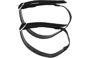 OUNONA Velvet Surface Adjustable Shoe Straps 2Pcs Non-Slip Female Heel Bands for Extended Wear