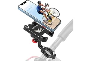 ZZR SEVEN Bike Phone Holder, Motorcycle Phone Mount, Bike Phone Mount, Scooter Phone Holder, Aluminum Alloy, for 4.7-7.2 Inch Smartphone