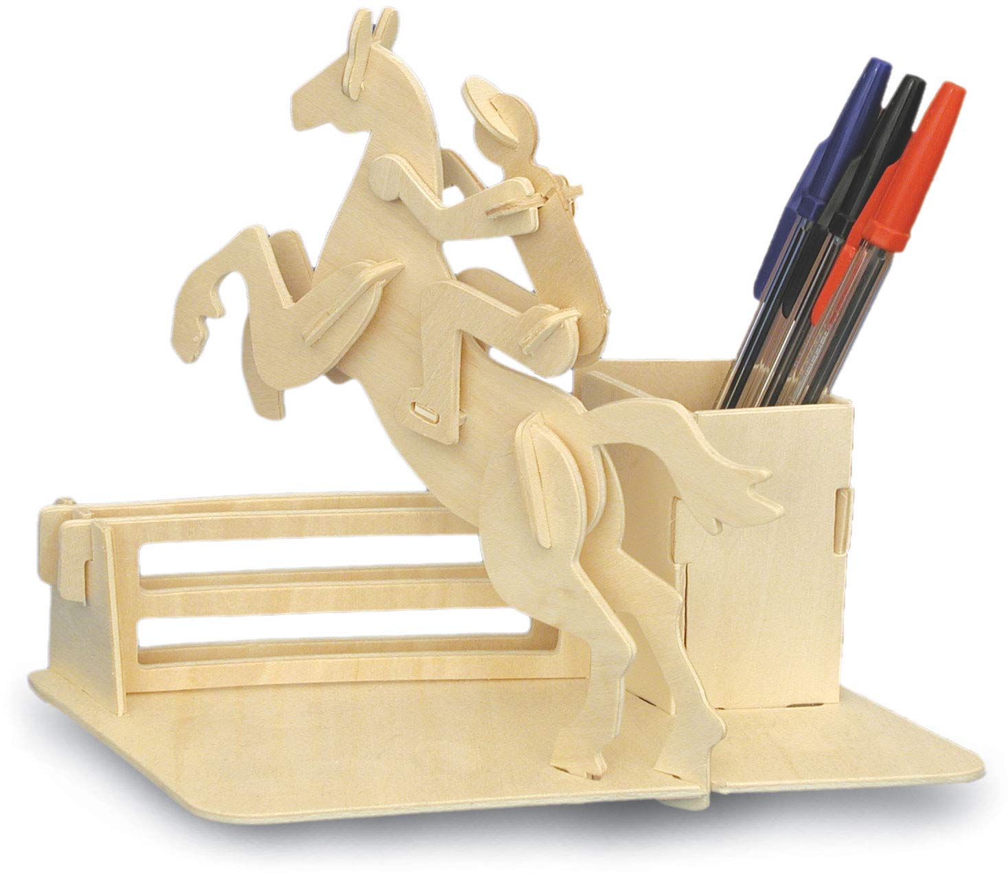 Quay Horse-Riding Pen Holder Woodcraft Construction Kit FSC
