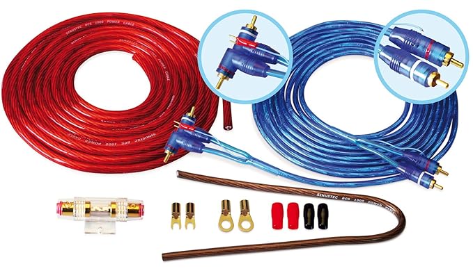 Sinustec BCS-1000 Kabelset für Autoverstärker 10mm2