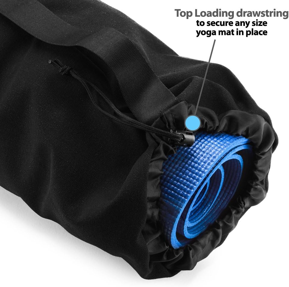 drawstring yoga mat bag