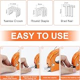 THINKWORK Heavy Duty 3-in-1 Staple Gun with 900 Staples view 3