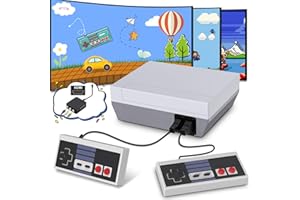 KREVI Classic Mini Retro Game Console with 620 Preloaded Classic Games, AV/HDMI Converter Included, Old School Entertainment System, Ideal Gift for Kids