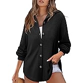 BETTE BOUTIK Womens Long Sleeve Waffle Knit Tops Fall Winter V Neck Casual Fashion Shirts