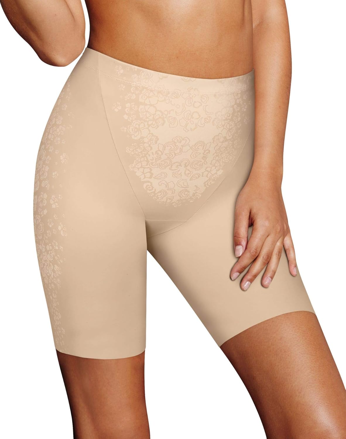 Maidenform Women's Fitsense at Waist Thigh Slimmer with Lycra Dm0071 at  Women’s Clothing store