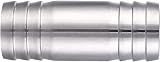 sourcing map 304 Stainless Steel Barb Hose Fitting Straight Coupler Tubing view 3