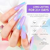 JODSONE Gel Nail Polish Set 2 x 10 ml Base Coat Top Coat Bright Surface view 5