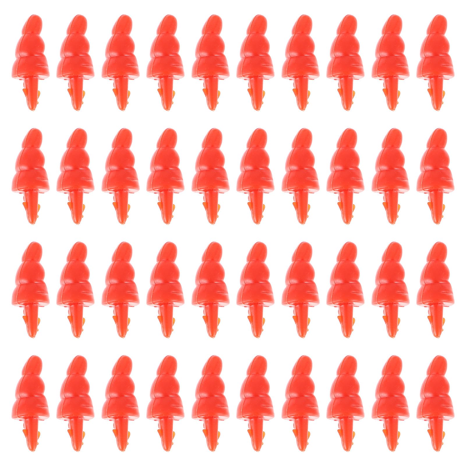 Snowman for Crafts, 100pcs Mini Snowman Carrot for Christmas DIY Crafts Snowman Making Supplies