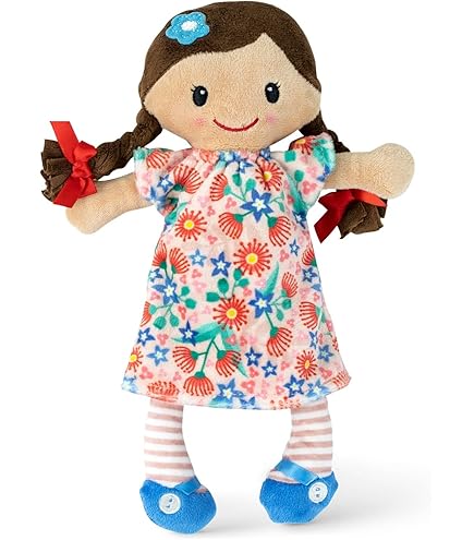Bigjigs Toys Hattie Poupée En Tissu Doux (Petite) – Première Poupée Câline Avec Vêtements Amovibles – Dès La Naissance
