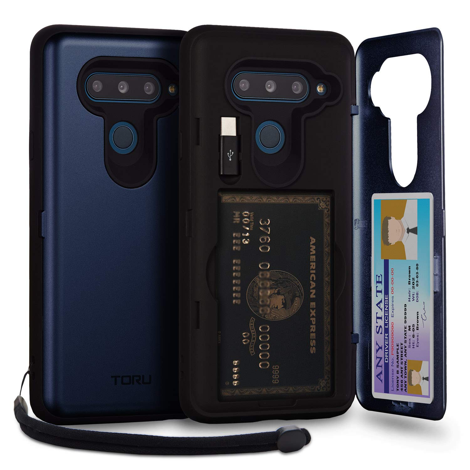 Best lg v40 thinq case blue