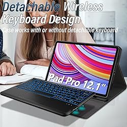 LDSOYIA Touchpad Keyboard Case for Xiaomi Redmi Pad
