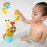 Yookidoo Toddler Bath Toy Pop-up Snail Sprinkler Garden Adventure Set view 6
