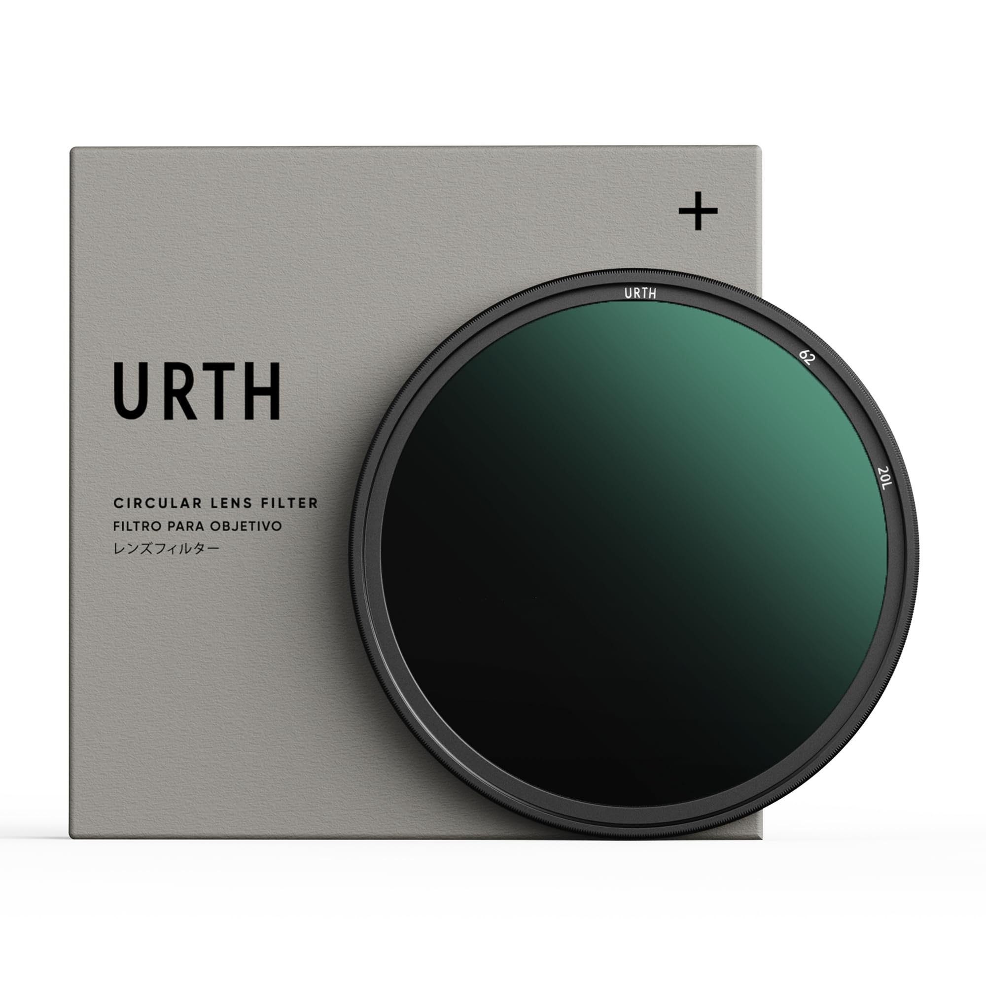 Urth 62mm ND1000 (10 Stop) Lens Filter (Plus+) - 20-Layer Nano-Coated, Ultra-Slim Neutral Density Camera Lens Exposure Filter