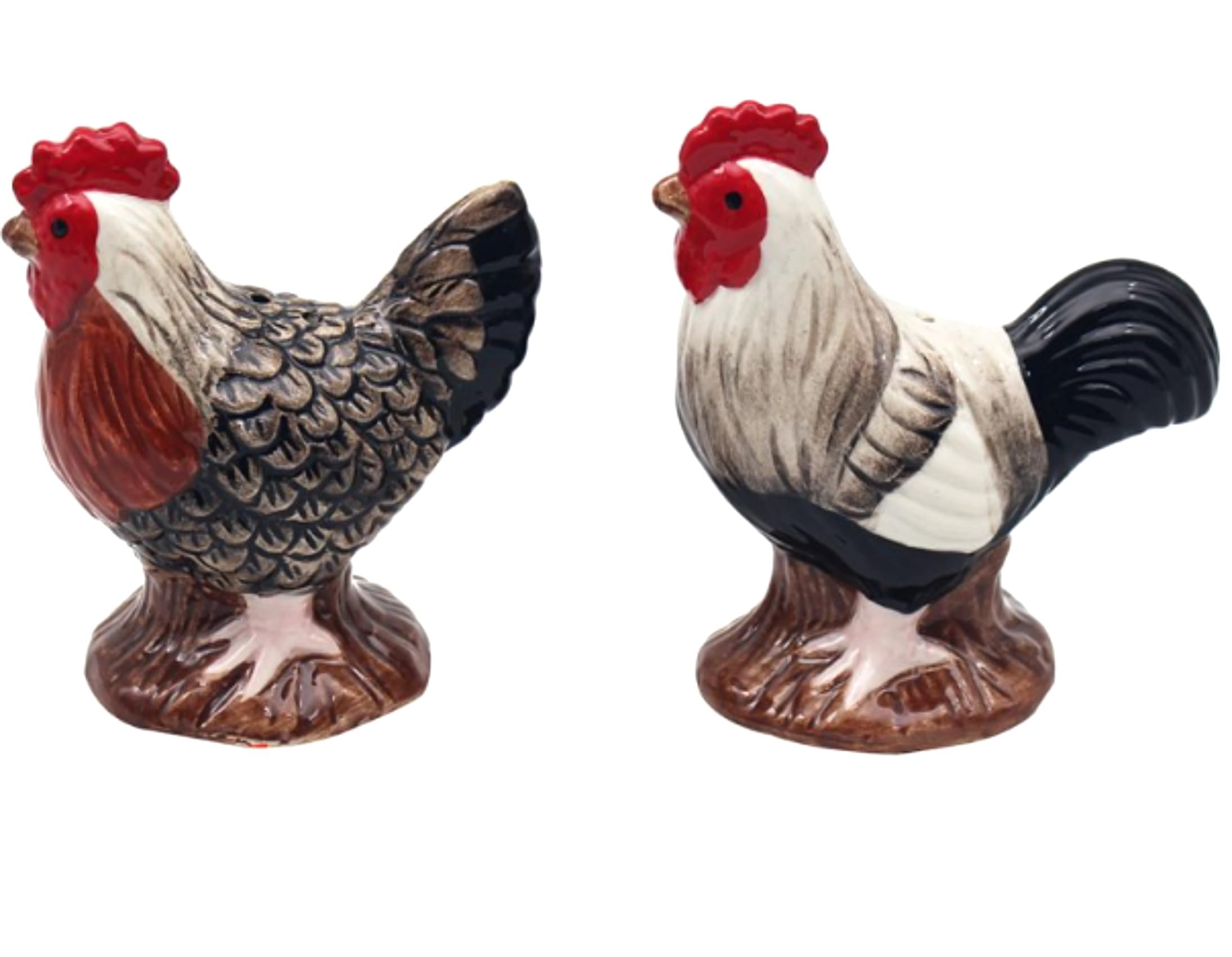 Lesser & Pavey British Designed Salt and Pepper Sets | Salt and Pepper Shaker for All Type of Kitchens | Salt Shaker & Pepper Shaker Perfect for Home or Businesses - Cockerel