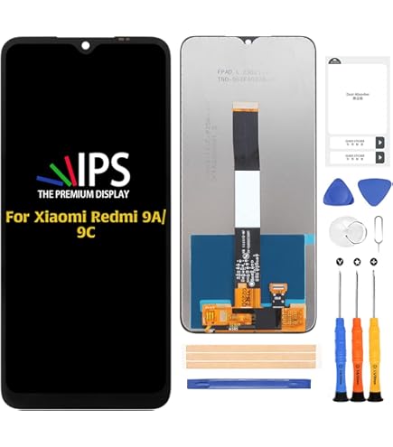 YHX-OU 6.53 Screen for Xiaomi Redmi 10A Redmi 9A Redmi 9C Redmi 9C NFC Complete LCD Display Touch Screen Replacement with Installation Tools (Black YHX-OU 6.53 Screen for Xiaomi Redmi 10A Redmi 9A Redmi 9C Redmi 9C NFC Complete LCD Display Touch Screen Replacement with Installation Tools (Black