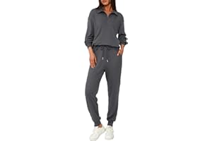 BTFBM Women's 2 Piece Tracksuit Fall Outfits 2025 Long Sleeve Half Zip Sweatshirt Sweatpants Lounge Set Sweatsuits