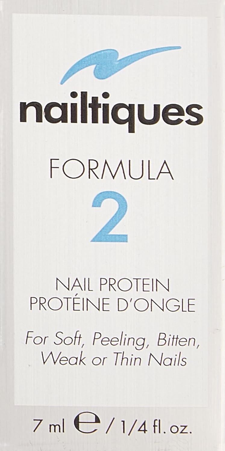 Nailtiques Nail Protein Formula # 2, 0.25 Fl. Oz (Pack of 1) : Nail Strengthening Products : Beauty