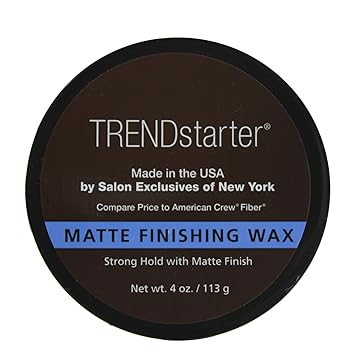 Amazon Com Trendstarter Matte Finishing Wax 4oz Hair Care