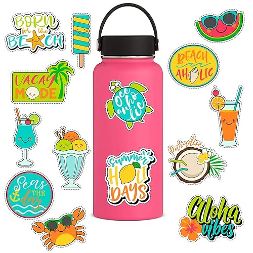 Sticker Pack Pink Hydro Flask Stickers Trendy Water Bottle Sticker - Main Image