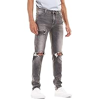 2g2c　TWWデニム(XXS/M/ash-gray) Men's Regular Jeans | Black/Dark grey | Diesel 2023 D-Finitive