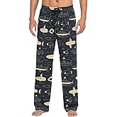 Squirrel Cat Dog Pajama Pants for Men Comfort Sleep Lounge Bottoms Straight-fit with Pockets S-XXL