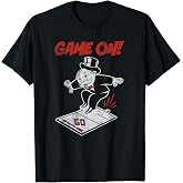 Monopoly Mr. Monopoly Game On! Classic Distressed Logo T-Shirt