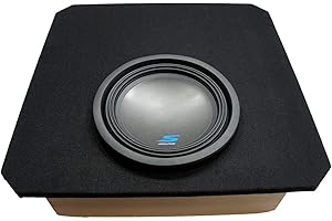 American Sound Connection Alpine S-W12D4 Compatible with Chevy Corvette Coupe C5 Z06 1997-2004 Car Audio Type S Series Sub Dual 4 Ohm 1800W Peak 12" Subwoofer and Custom Single 12" Hatch Sub