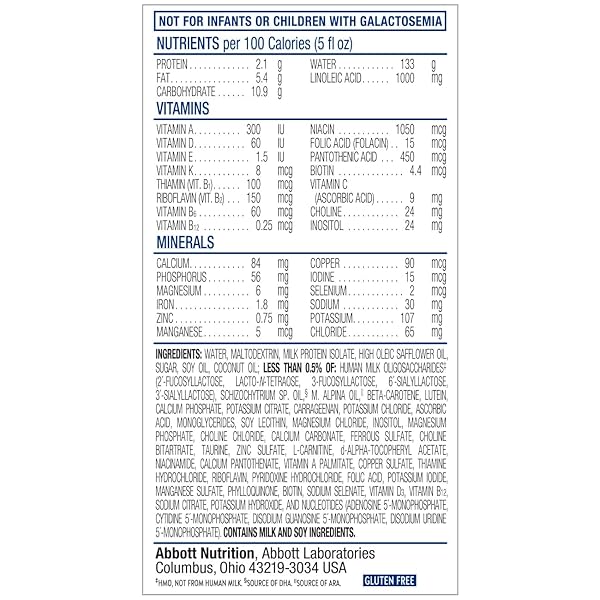 SIMILAC 360 TOTAL CARE SENSITIVE INFANT FORMULA FOR FUSSINESS & GAS DUE TO LACTOSE SENSITIVITY, HAS 5 HMO PREBIOTICS, BABY FORMULA, READY TO FEED, 8-FL-OZ BOTTLE, PACK OF 6