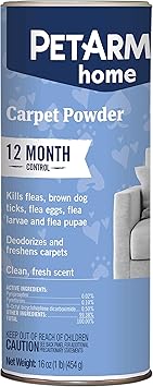 flea powder for carpets safe for babies