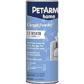 PETARMOR Home Carpet Powder for Fleas and Ticks, Protect Your Home From Fleas and Deodorizes Carpets, 16 Ounce