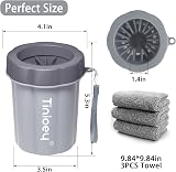Tinioey Dog Paw Cleaner for Medium Dogs Muddy Paw Washer Foot Cleaner view 5