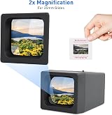 DGODRT 35mm Film Slide Viewer 2X LED Magnifier for Negatives & Slides AAA view 2