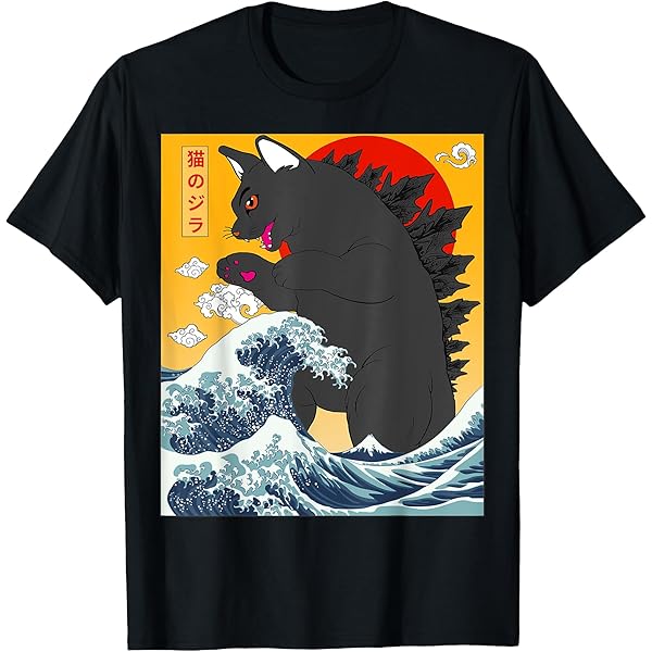 トップス CAT PRINTED TEE(BLACK, 38) 61dqzCu5M3L._UY350_.jpg
