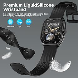 SOUYIE Smart Watch with SOS, 1.85" AMOLED Display