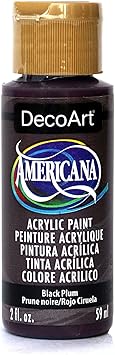 DecoArt Americana Mehrzweck-Acrylfarbe, 59 ml, Schwarz Plum: Amazon.de
