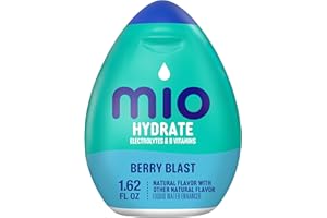 MiO Sport Berry Blast Naturally Flavored Liquid Water Enhancer with Electrolytes & B Vitamins, 1.62 fl oz Bottle