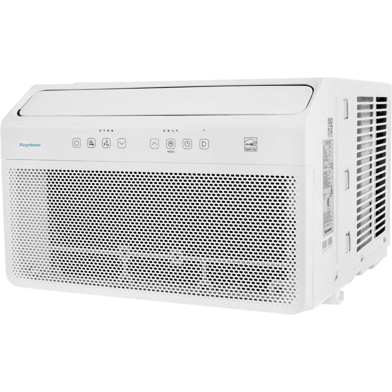 Keystone 10,000 BTU Window Mounted Inverter Air Conditioner, 115V, Energy Star Window Air Conditioner for Rooms up to 450-Sq.Ft. with Quiet Operation and Remote Control