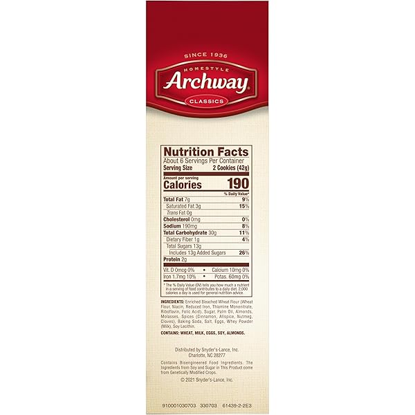 ARCHWAY COOKIES, CRISPY WINDMILL COOKIES, 9 OZ BOX