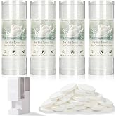 CrystalSylara 80 Pcs Disposable Compressed Face Towel Refills for Hot Face Towel Heater Machine, 10.5 x 10.5 Inch Cloth Warmer Dispenser Refills for Facial, Spas, Salons, Barbershops