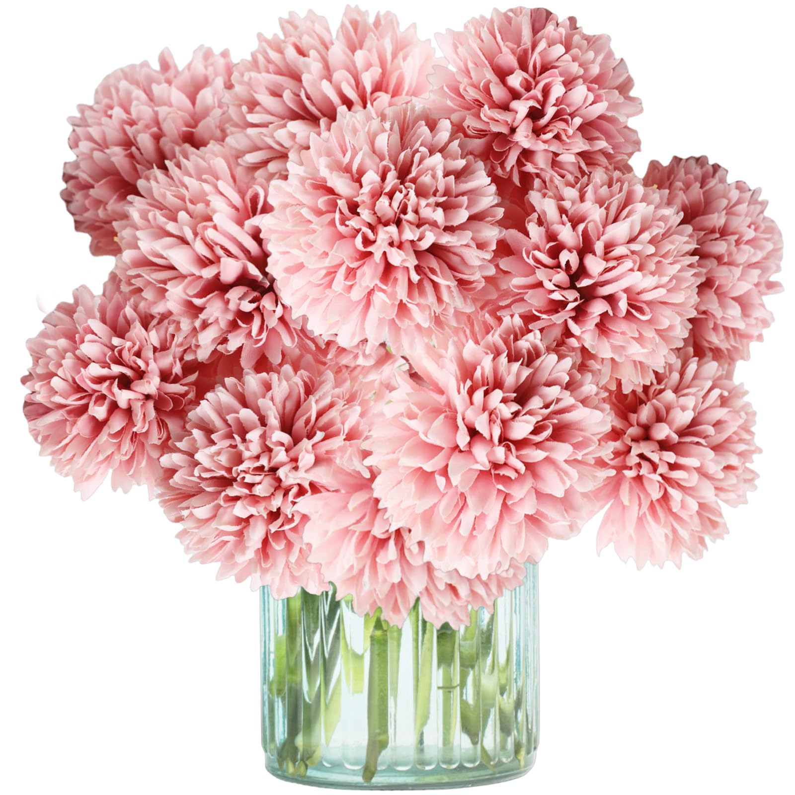 astylishome Artificial Flowers for Decoration Faux Flower Dandelion Craft Accessories Window Box Bridal Wedding Bouquet for Party Diy Floral Arrangement Decoration 1605