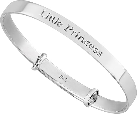 baby silver christening bangle