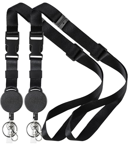 Soleebee 3 Pack Retractable Keychains Heavy Duty Retractable Badge Reels, Carabiner