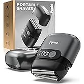 Electric Foil Shavers for Men, Upgraded Mini Electric Razor with 3 Floating Blades, LED Display, USB-C Fast Rechargeable, Portable Electric Shavers for Beard/Face