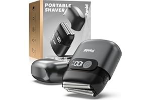 PANID Electric Foil Shavers for Men, Upgraded Mini Electric Razor with 3 Floating Blades, LED Display, USB-C Fast Rechargeable, Portable Electric Shavers for Beard/Face