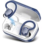 Wireless Earbuds Bluetooth Headphones 120hrs Playtime HiFi Stereo Wireless Headphones with HD Mic Deep Bass Wireless Earphones with Dual LED Display USB-C IP7 Waterproof Earbuds for Running Sports